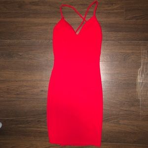 Body red dress